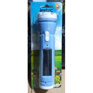 Leetec Rechargeable LED Torch with Solar panel. LT-378S. | Shopee ...