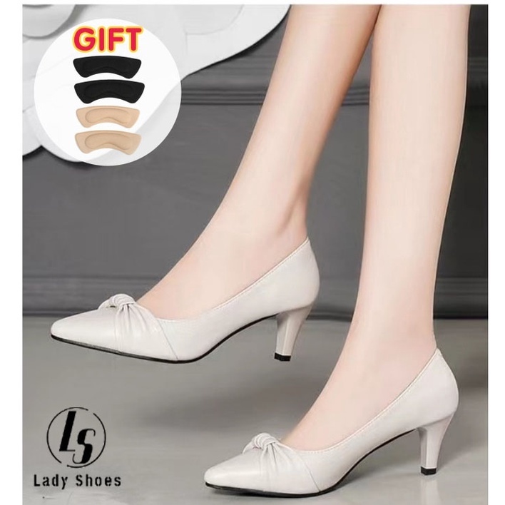 Bowknot High Heels Close Shoes for Women Little Red Man High end Women