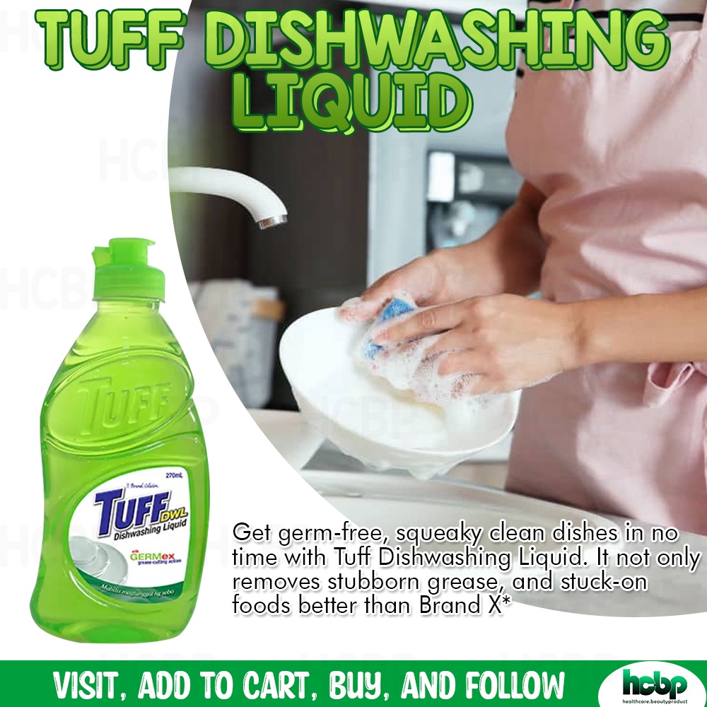 Personal Collections Tuff Dishwashing Liquid with Germex 250ml Kills 99
