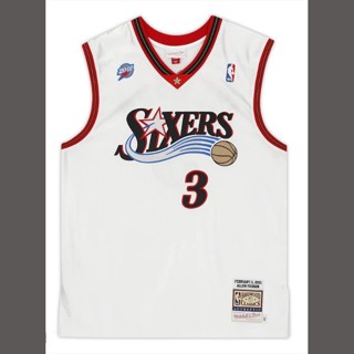 Mitchell & Ness NBA Swingman Jersey Philadelphia 76ers Home 2000-01 Allen Iverson #3 Jerseys & Team Gear Multi in size:S-8