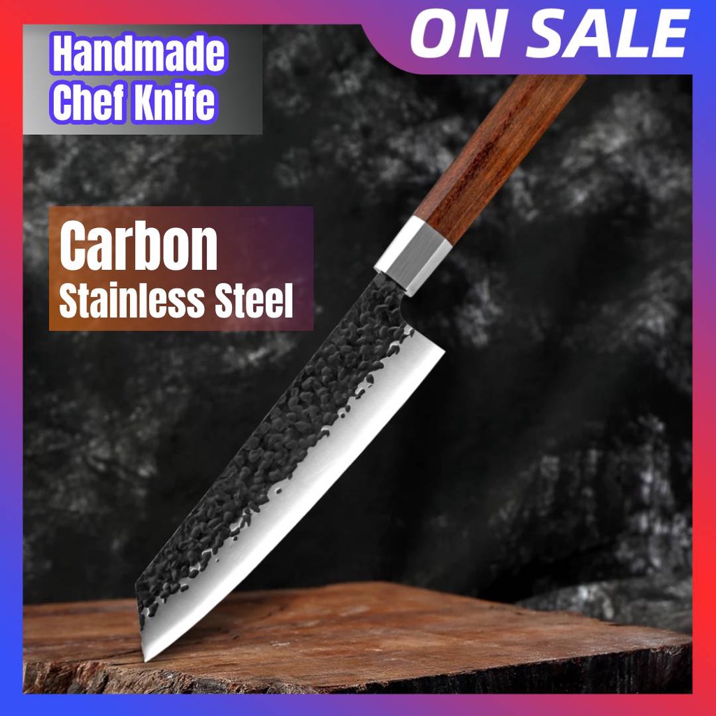 Santoku Chef Knife 8 Inch Japanese Kiritsuke Knife High Carbon