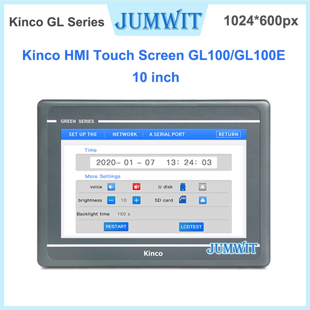 KINCO GL100E 10'' Inch HMI Touch S n Panel con Ethernet NUOVO