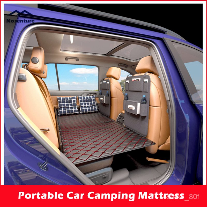 Portable Car Camping Mattress Back Seat Car Sleeping Pad Car Travel Bed