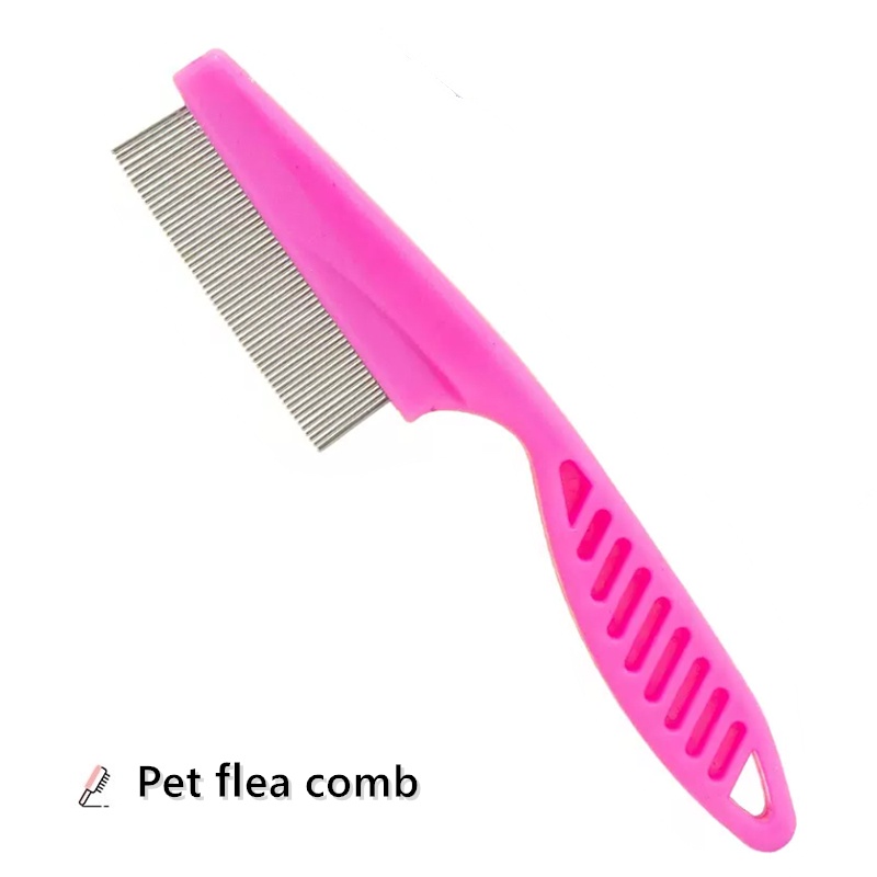 Dog Eye Combs Tear Stain Remover Combs Dog Cat Flea Comb Stainless Steel Needle Comb Cleaning