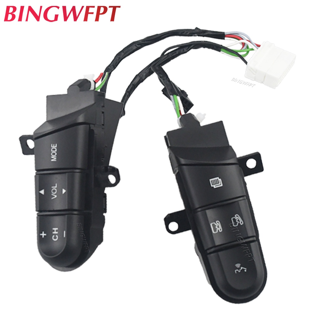 Green Backlight Steering Wheel Audio Control Switch Button 36770-SNA ...