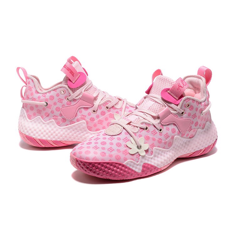 Adidas James Harden Vol 6 Sakura Pink Basketball Sports Sneakers