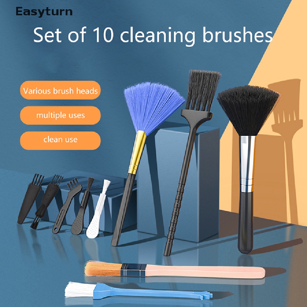 Easyturn 1Set Laptop Keyboard Cleaning Tool Brush Kit Phone Dust Brushes Crevice Cleaning ET