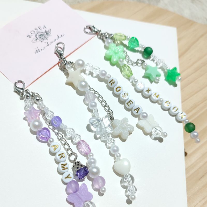 CUSTOMIZED PHONE CHARM HOLDER STRAP KEYCHAIN Shopee Philippines