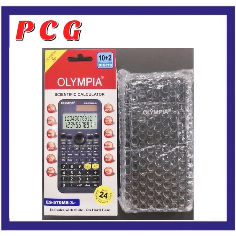 Olympia Scientific Calculator ES-570MS3 (FREE MATHEMATICAL INSTRUMENTS ...