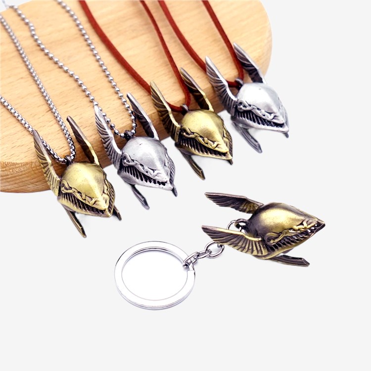 Elden Ring Malenia Helmetl Necklace for Men Blade of Miquella Necklaces