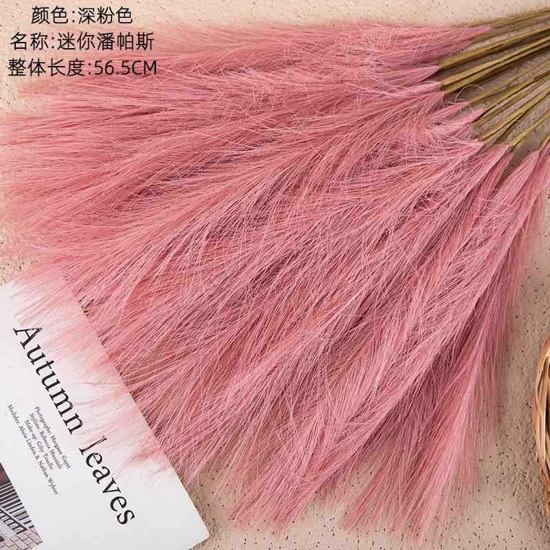 Artificial Pampas Grass Fake Reed Plants Bouquet Wedding Home Living