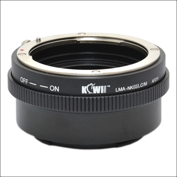 KIWI FOTOS LMA-NK (G)-C/M Adapter (for) Nikon AF(G) Lens To Canon EOS M ...