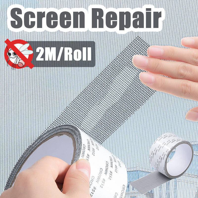 TX Window Screen Repair Kit Door Window Patch Tape Long Lasting Self