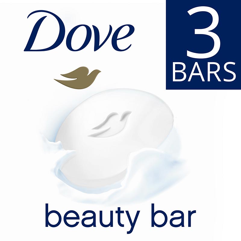 Dove Beauty Bar Moisturising Cream Triple Value Pack 90g Shopee