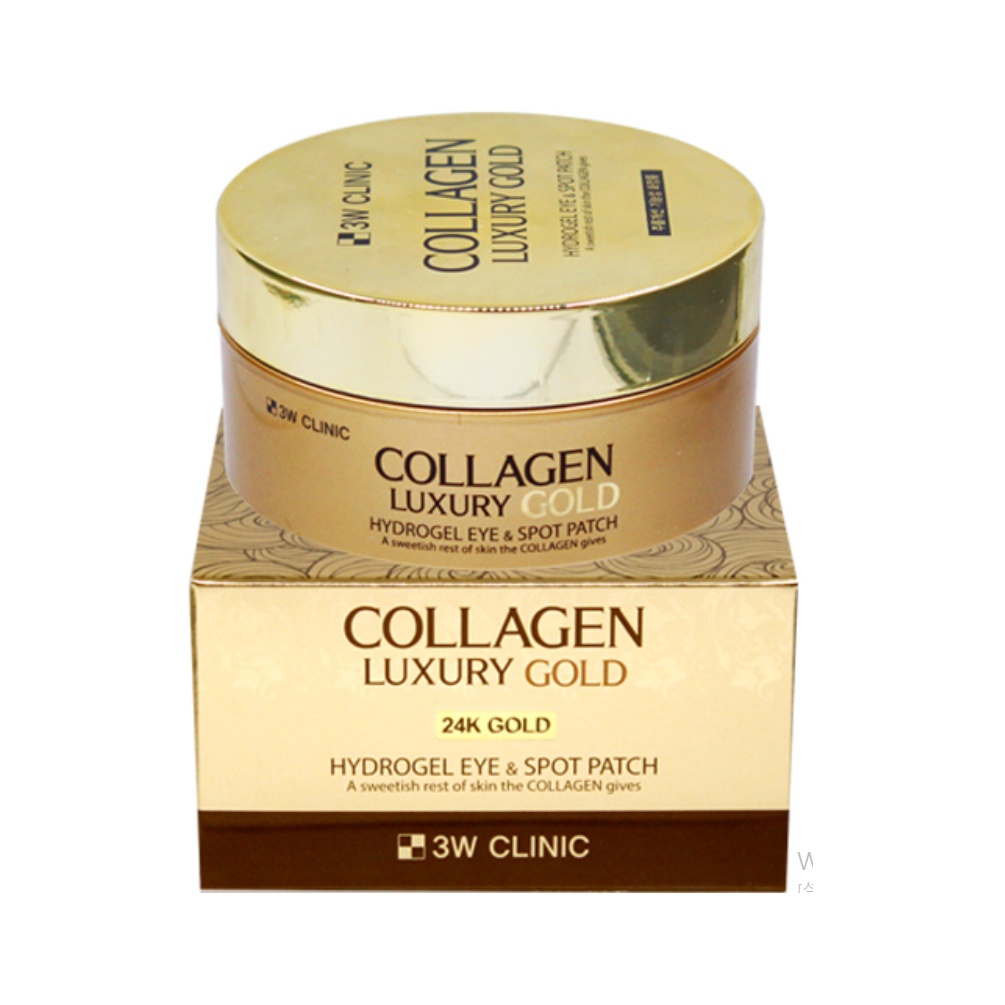 3W CLINIC Collagen Luxury Gold Hydrogel Eye & Spot Patch 1pack (60pcs