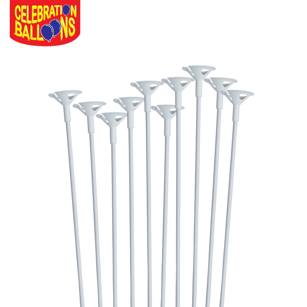 Celebration Balloons 16 inches Cups and Sticks (10 pcs) | Shopee ...