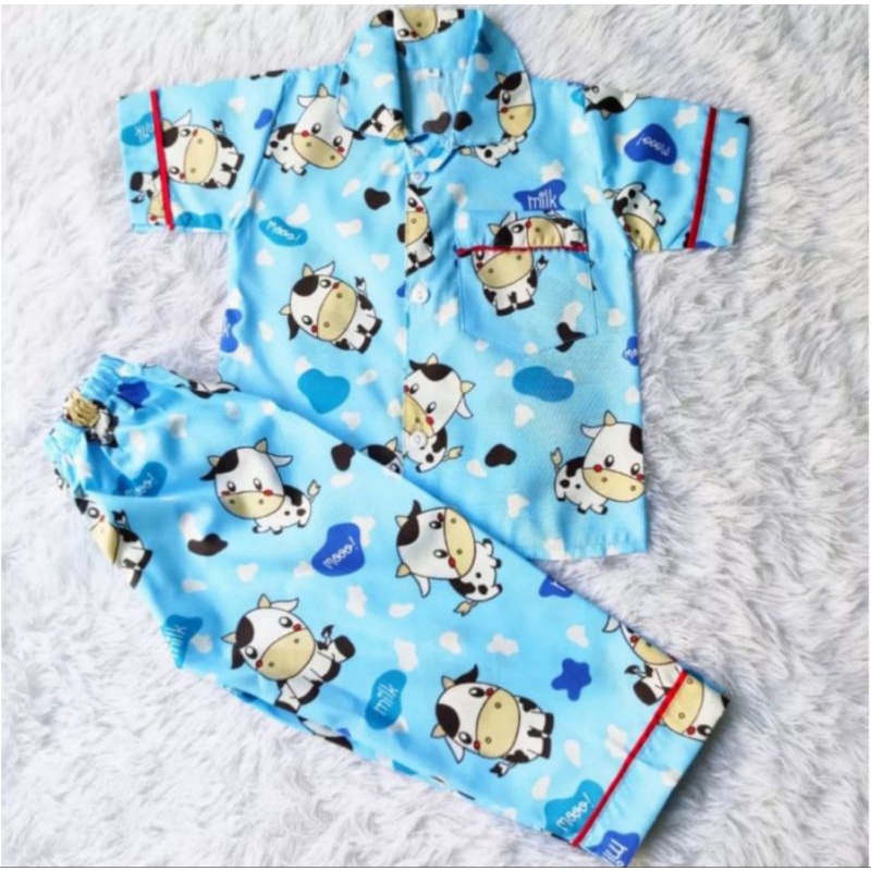 Moo COW MOTIF CHILDREN'S PAJAMAS / CHILDREN'S PAJAMAS / CHILDREN'S ...