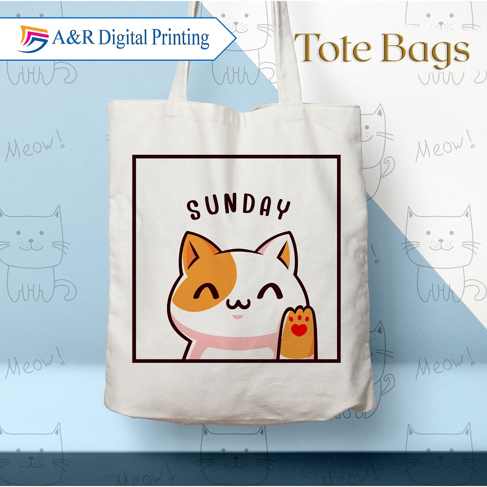 Cute Cats Tote Bags Design A&R Digital Printing - Main Image