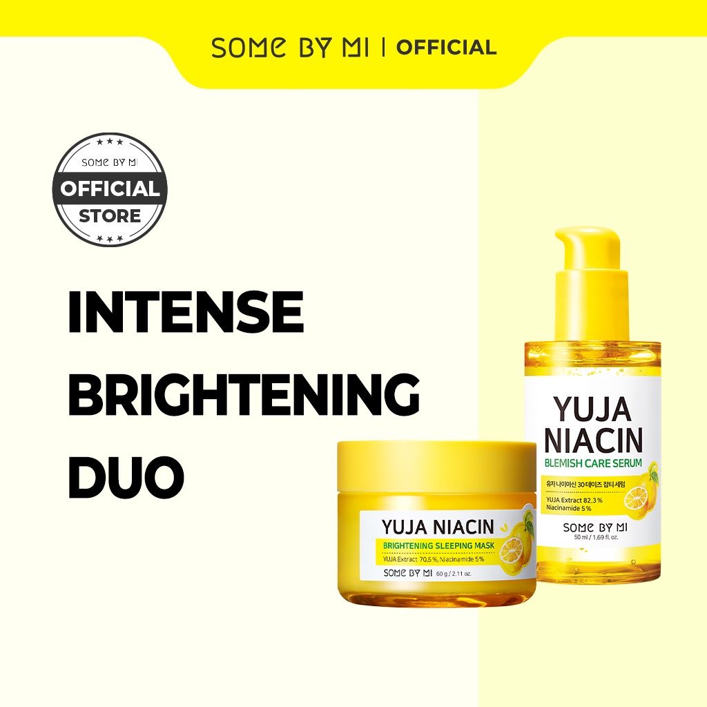 SOMEBYMI Yuja Intense Brightening Duo (Yuja Sleeping Mask + Yuja Serum
