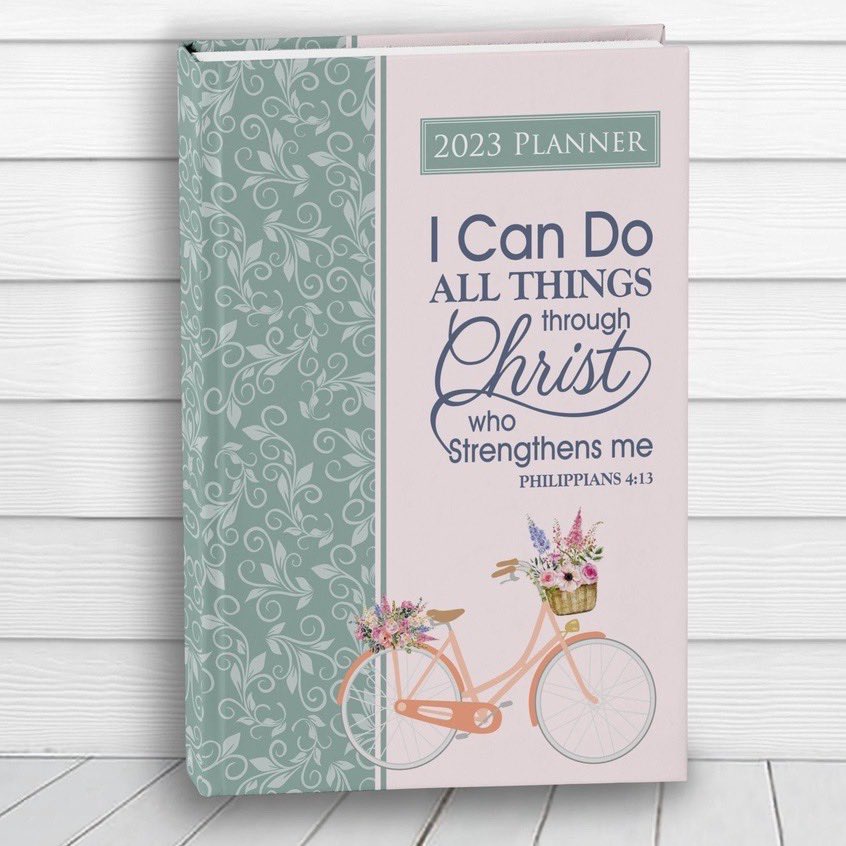2023 Planner Hardbound - I Can Do All Things Who Christ Who Strengthens ...