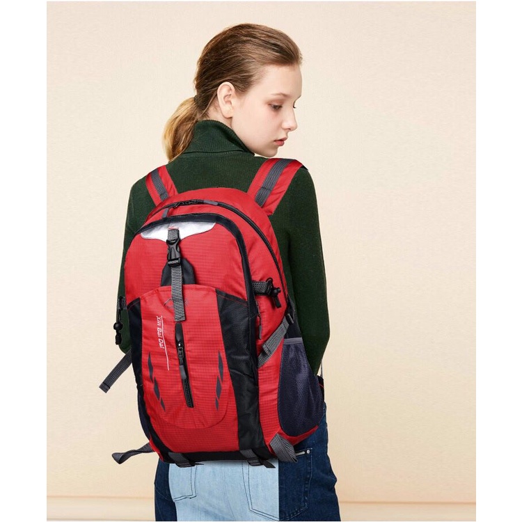 unisex cycling backpack riding camping hiking outdoor sports backpack ...