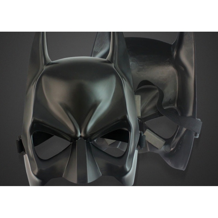 Halloween Half Face Bat Mask Cosplay Props Performance Mask Black ...