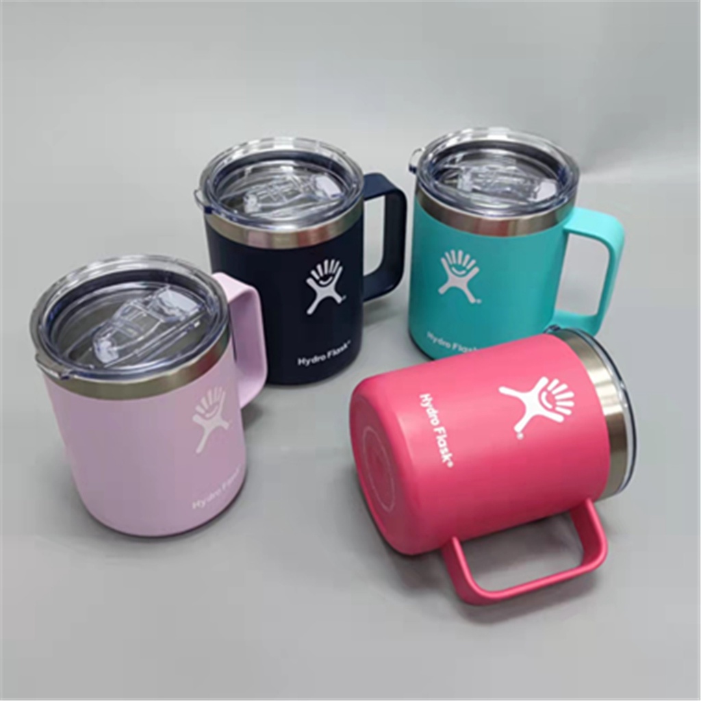 12OZ Hydro flask Pure Color Vacuum Stainless Steel Office Cup Coffee