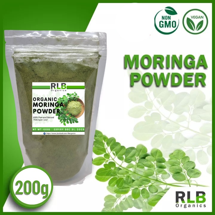 Pure Moringa Powder - Malunggay Powder Superfood Antioxidant Rich in ...