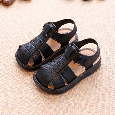 Summer boys' shoes baby sandals children's non-slip sandals baby ...