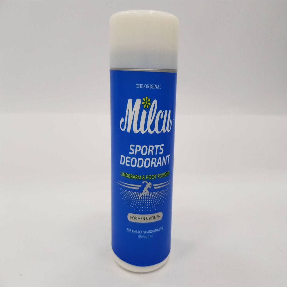 Milcu Deodorant Powder Sports Men Blue 80g Shopee Philippines