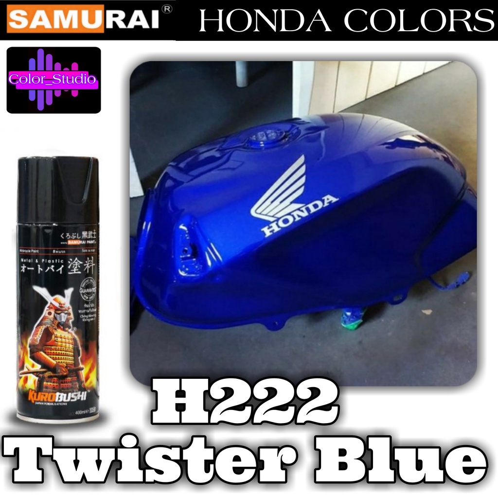 SAMURAI Spray Paint H222* Twister Blue Honda Cash on Delivery (COD