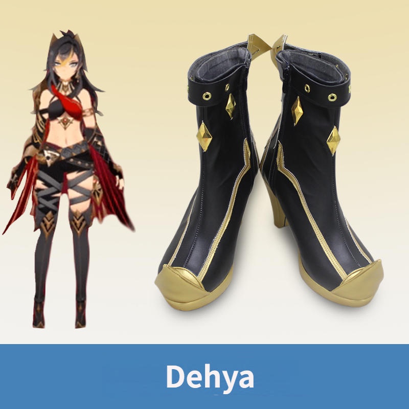 Genshin Impact Dehya cos Shoes Cosplay Shoes Customized | Shopee ...