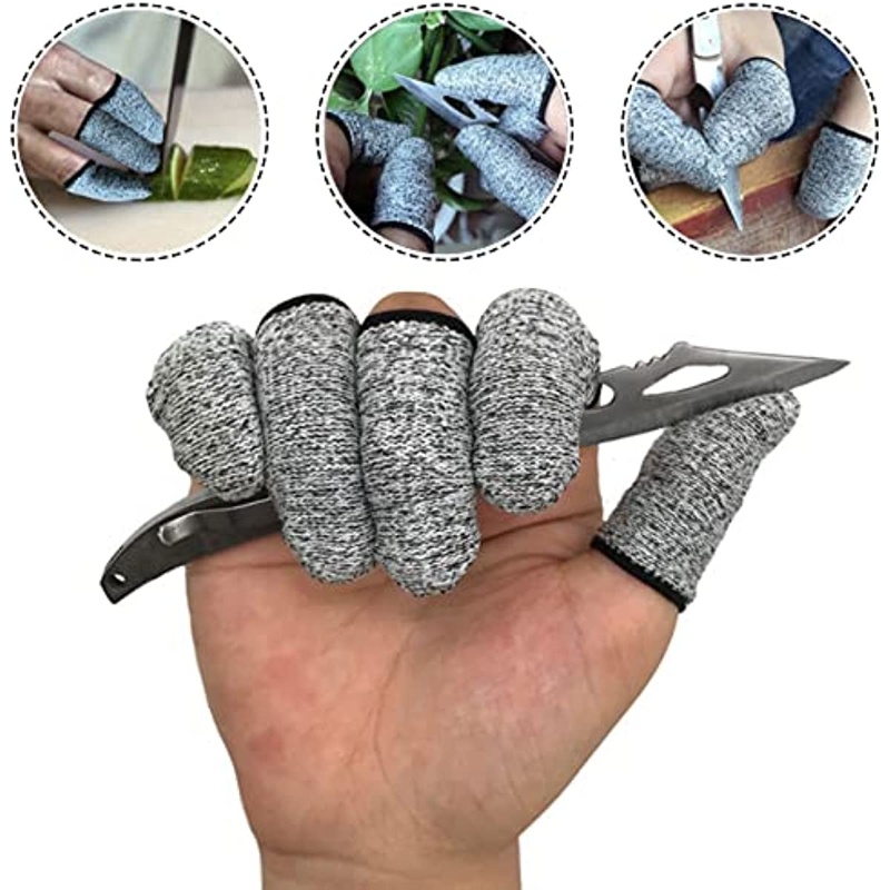 AntiCut Finger Cots Finger Cover Protector Cut Resistant Thumb Sleeve