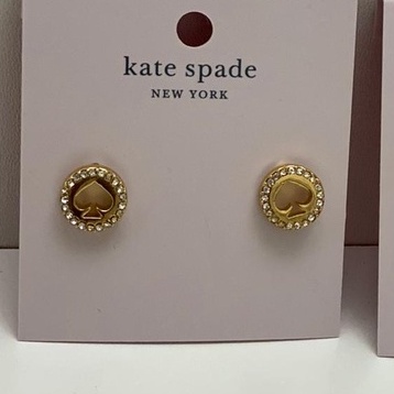 Kate spade spot on sale the spade earrings