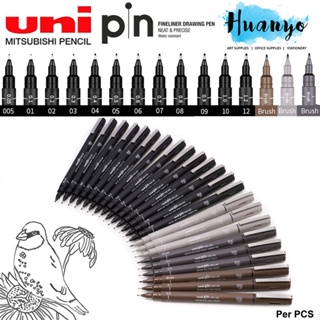 Unipin Pigment Liner Fineliner Drawing Pens Singles 0.03mm - 3.0mm Various  Sizes