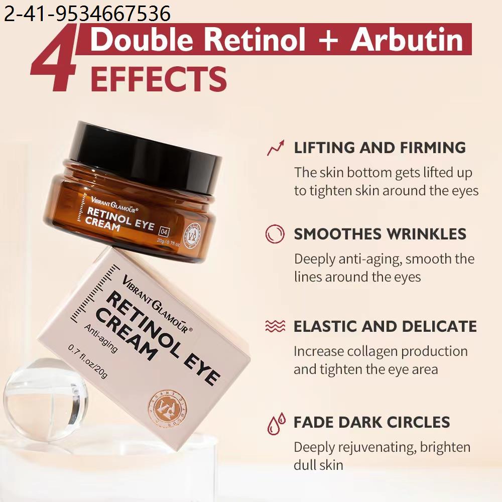 retinol VIBRANT GLAMOUR Retinol Firming Eye Cream Hyaluronic Acid Anti