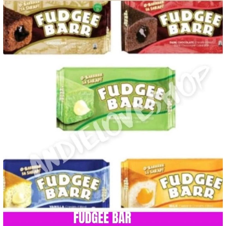 Fudgee Bar Assorted flavor (40g) Chocolate, Macapuno, Milky Custard