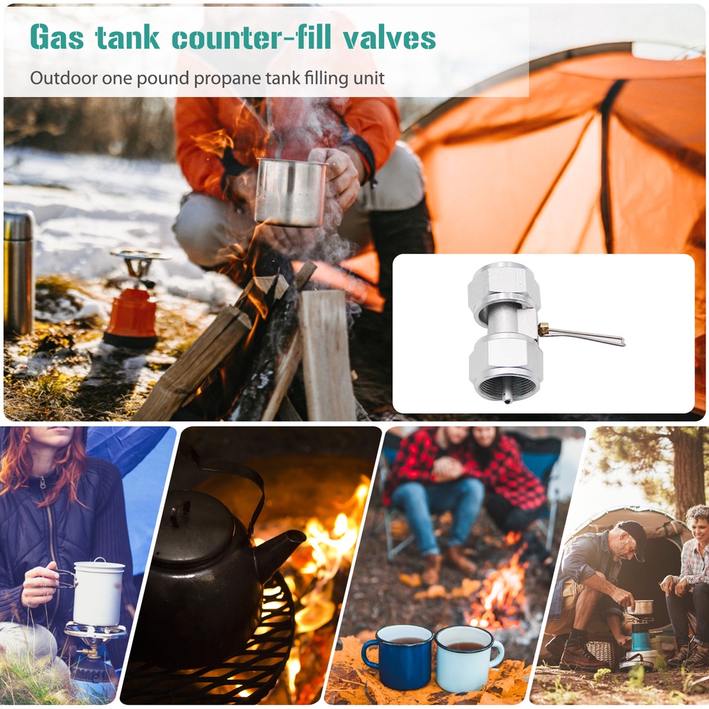 Propane Tank Filling Valve Gas Canister Converts Valves Propane Tank