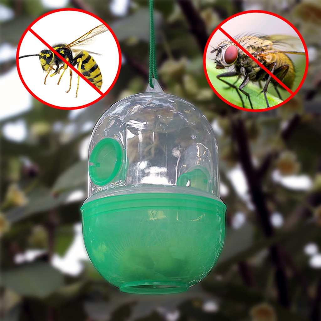 Hanging Plastic Asian Hornet Catcher Wasp Trap Fly Killer Anti Bee ...