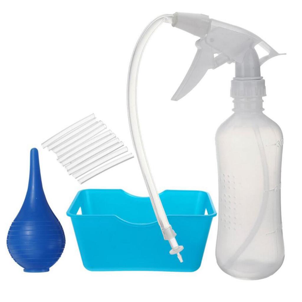 Ear Washer Bottle Ear Wax Remover Kit With Basin 300ml Spray Bottle 10
