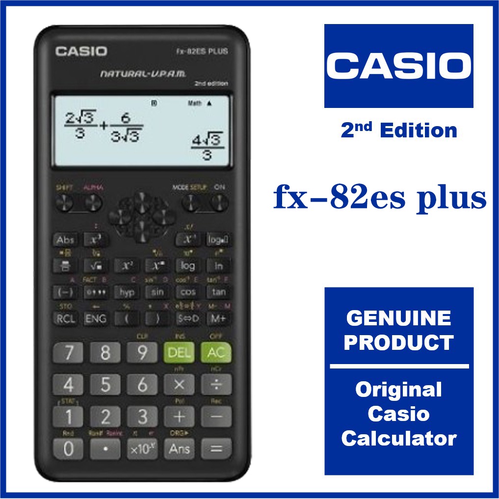 Casio fx 82 es plus integral best sale