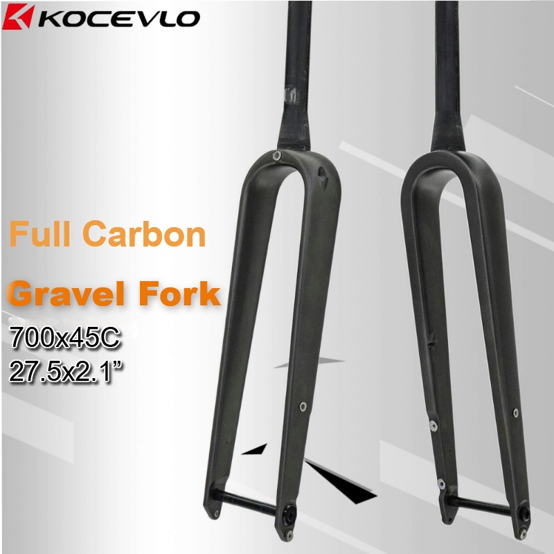 Kocevlo Full Carbon Fiber Bicycle Road Gravel Front Fork Bike Fork ...