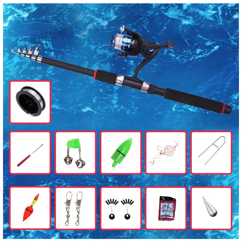 Fishing rod set original fishing rod and reel set fishing rods full set