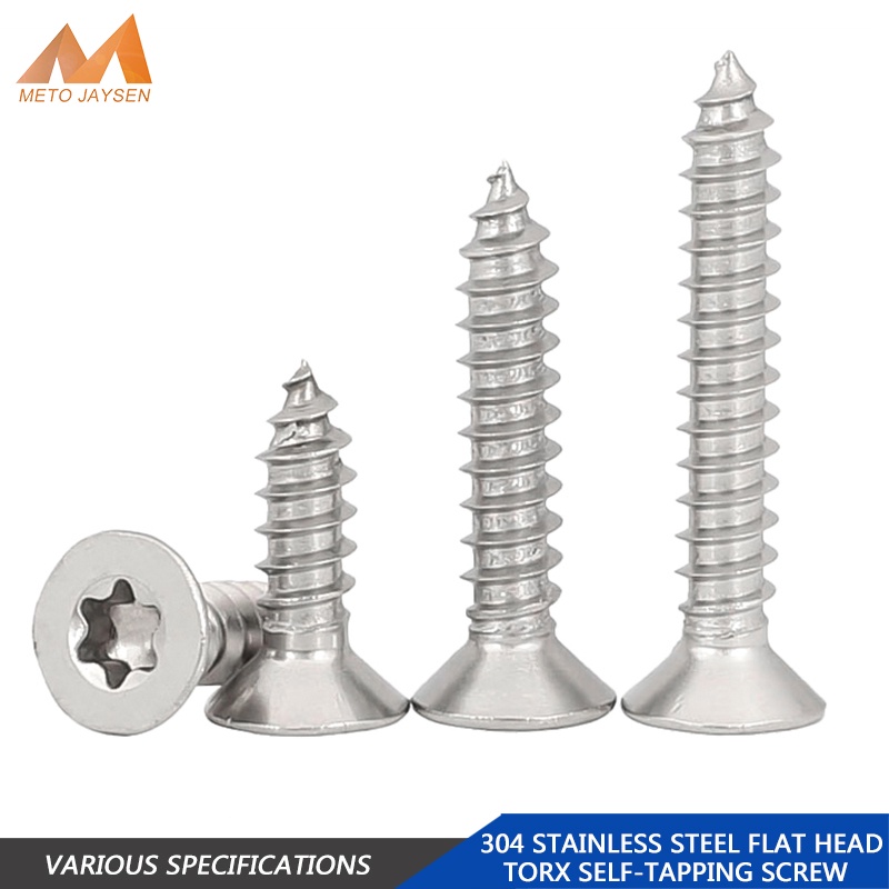 Bolt Base M2 / M2.5 / M3 Torx Countersunk Machine Screw Kit – Stainless Steel With Nuts & Washers