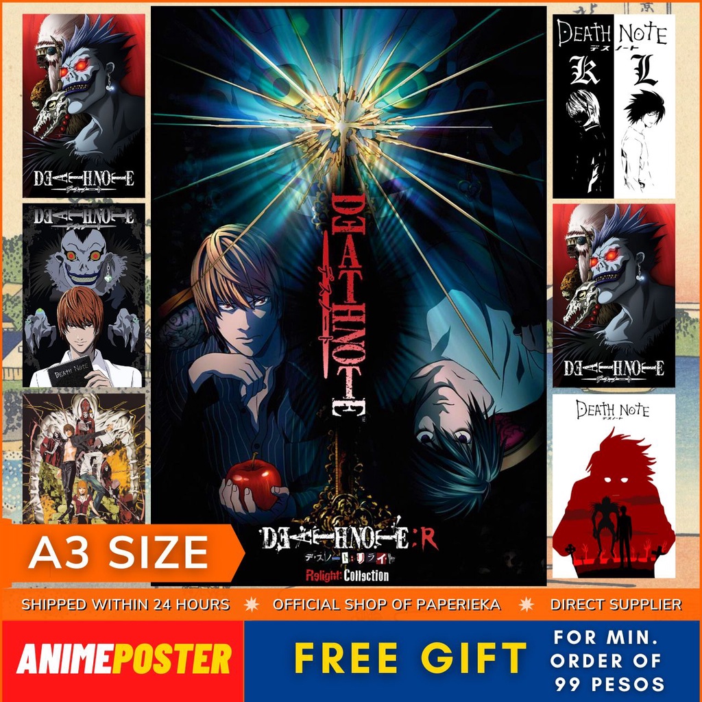 Death Note : Official Anime Poster / Stickers / Laminated Posters ...