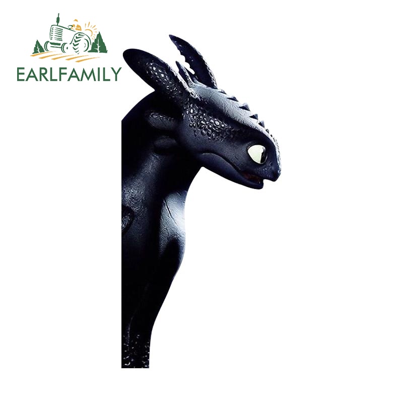 EARLFAMILY 13cm x 6.6cm How to Train Your Dragon Car Stickers Vinyl