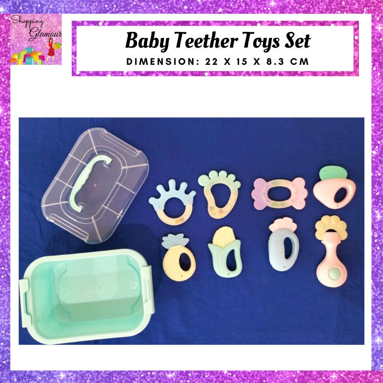 Toy Teether Set For Newborn Babies Kindergarten | Shopee Philippines
