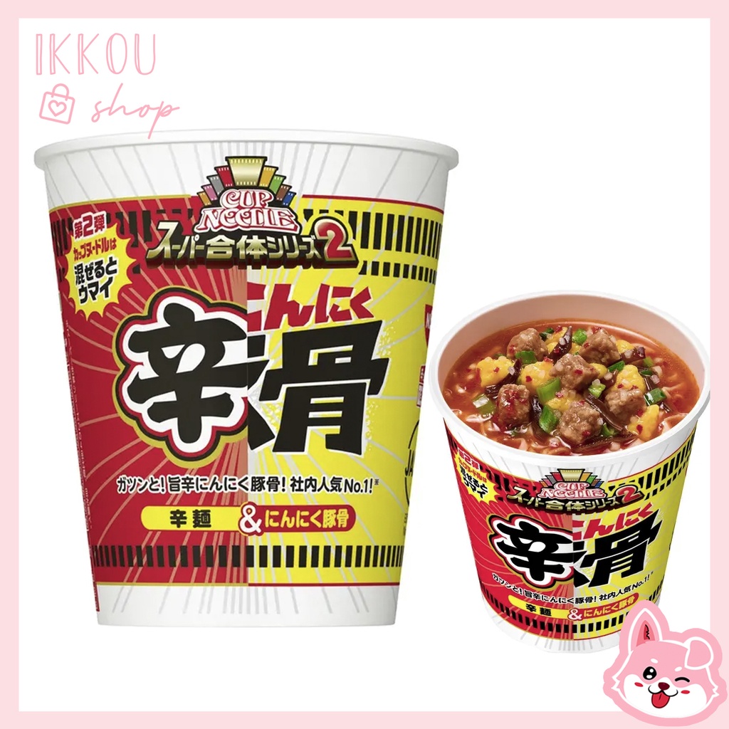 Nissin Cup Noodle Combi Spicy And Tonkotsu Shopee Philippines