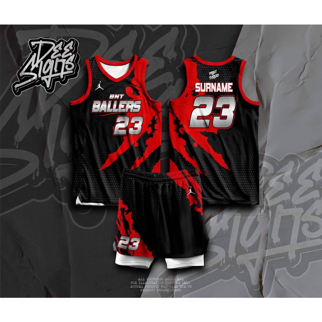 TRENDY BASKETBALL JERSEY BALLERS 08 FREE CUSTOMIZE NAME & NUMBER ONLY