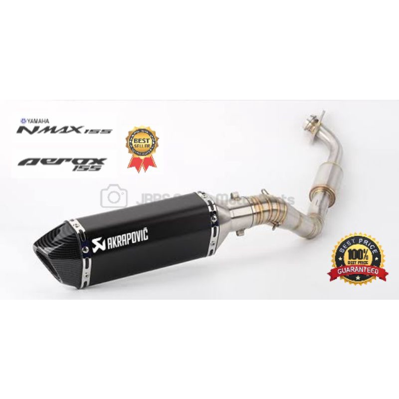 Akrapovic Sc Project Full System Exhaust Pipes For Nmax V2 V21 Aerox V1 V2 Shopee Philippines 0636